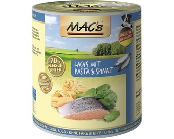 Hornbach Hundefutter nass mac's seefisch, nudeln und spinat 800 g Angebot