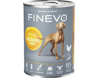 Hornbach Hundefutter nass finevo active dog huhn mit karotte 400 g Angebot