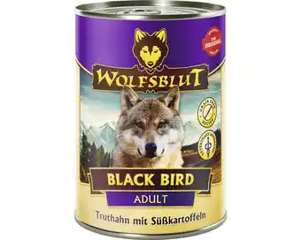 Hornbach Hundefutter nass wolfsblut black bird adult , truthahn mit süßkartoffeln mit wertvollen superfoods, getreidefrei, glutenfrei  Angebot