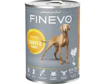 Hornbach Hundefutter nass finevo active dog kaninchen und truthahn 400 g Angebot
