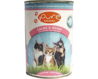 Hornbach Katzenfutter nass pure lachs und huhn 400 g Angebot