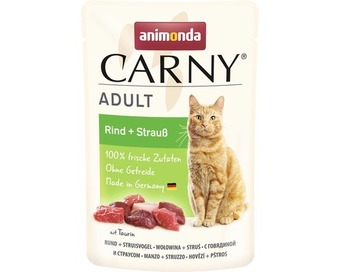Hornbach Katzenfutter nass animonda carny adult rind & strauß 85 g Angebot