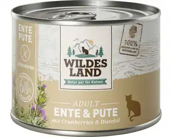 Hornbach Katzenfutter nass wildes land ente und pute mit cranberries mit wertvollen superfoods, getreidefrei, glutenfrei 200 g Angebot