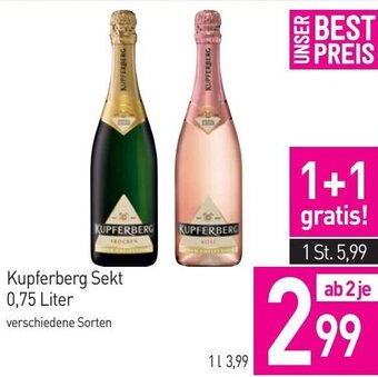 Sutterlüty Kupferberg Sekt 0,75 Liter Angebot