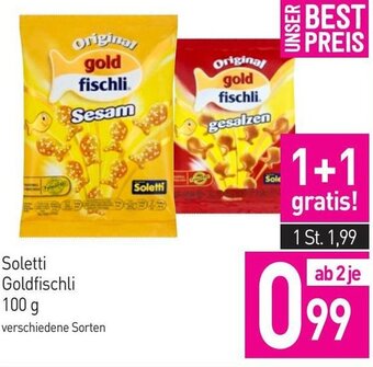 Sutterlüty Soletti Goldfischli 100 g Angebot