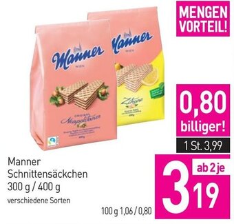 Sutterlüty Manner Schnittensäckchen 300 g/400 g Angebot