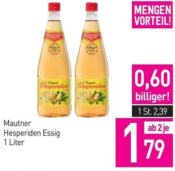 Sutterlüty Mautner Hesperiden Essig 1 Liter Angebot