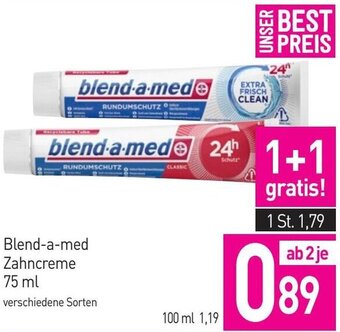 Sutterlüty Blend-a-med Zahncreme 75 ml Angebot