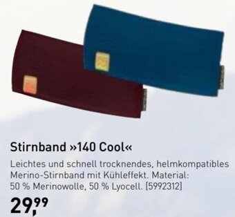 Intersport Stirnband >>140 Cool<< Angebot