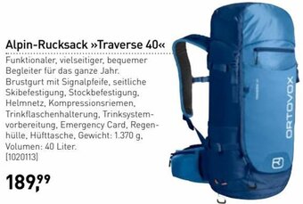 Intersport Alpin-Rucksack >>Traverse 40<< Angebot