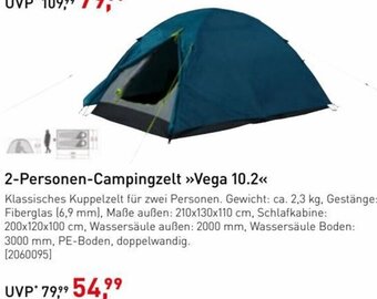Intersport 2-Personen-Campingzelt »Vega 10.2<< Angebot