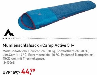 Intersport MCKINLEY.... Mumienschlafsack »Camp Active 5 I<< Angebot