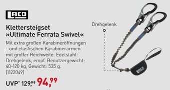 Klettersteigset >>Ultimate Ferrata Swivel<<