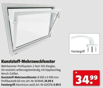 Hagebau Kunststoff-Mehrzweckfenster Angebot