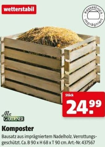 Hagebau Mr. GARDENER Komposter Angebot