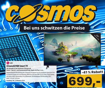 Cosmos LG 65nano829QB Smart TV Angebot