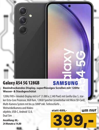 Cosmos SAMSUNG Galaxy A54 5G 128GB Angebot