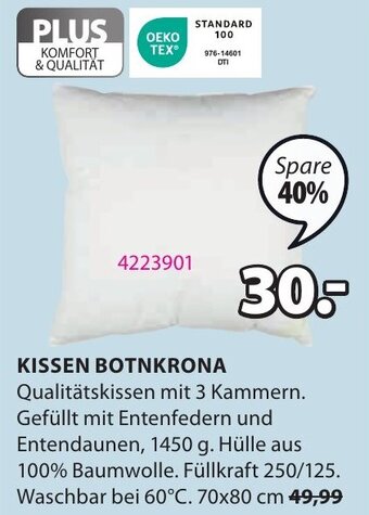 JYSK KISSEN BOTNKRONA . 70x80 cm Angebot