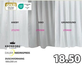 JYSK DUSCHVORHANG 180x200 cm Angebot