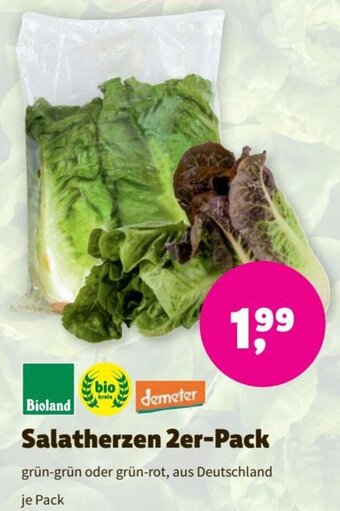 Denn's Biomarkt Salatherzen 2er-Pack Angebot