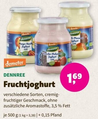 Denn's Biomarkt DENNREE Fruchtjoghurt 500 g Angebot