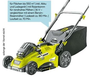 Hellweg Akku-rasenmäher rlm36x41h50g Angebot