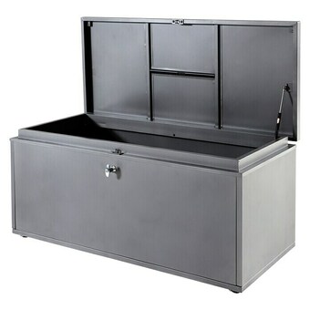 Bauhaus Sunfun garten-aufbewahrungsbox (132 x 60 x 58 cm, aluminium, anthrazit) Angebot