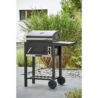 Bauhaus Grillstar grillwagen boston (schwarz, hauptgrillfläche: 45 x 32 cm, mit rollwagen) Angebot