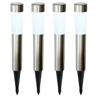 Bauhaus Starlux solarleuchten-set big (erdspieß, 4 stk., 8 h) Angebot