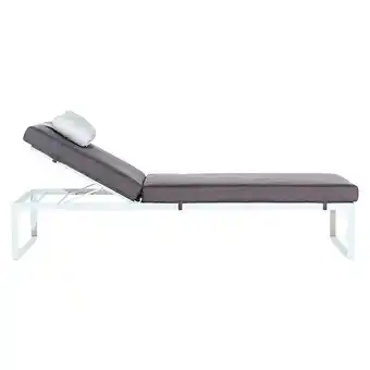 Bauhaus Sensum sonnenliege skepparholmen (l x b x h: 200 x 67 x 32 cm, grau/weiß) Angebot
