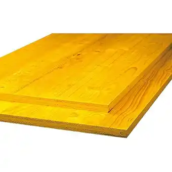 Bauhaus 3-schicht-schaltafel (200 x 50 x 2,7 cm, fichte/tanne, imprägniert, gelb) Angebot
