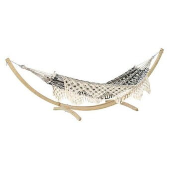Bauhaus Amazonas hängematten-set kergan marine (l x b x h: 358 x 113 x 105 cm, fichtenholz, marine) Angebot