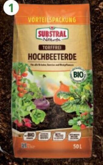 BauProfi Substral® Naturen Hochbeeterde bio & torffrei - Vorteilspack, 50 L Angebot