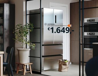 IKEA VINTERKALL Kühl-/Gefrierschrank doppeltürig Angebot