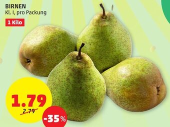 PENNY BIRNEN Kl. I, pro Packung 1 Kilo Angebot