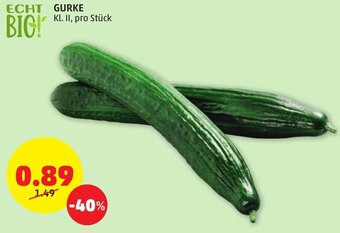 PENNY GURKE Kl. II, pro Stück Angebot