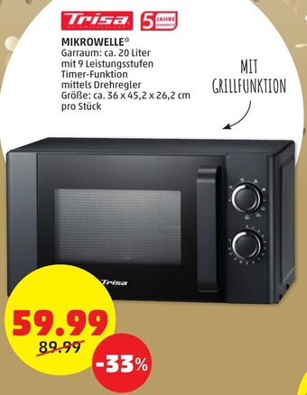 PENNY Trissa MIKROWELLE* Garraum: ca. 20 Liter Angebot