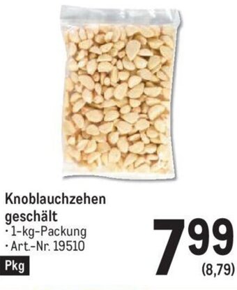 Metro Knoblauchzehen geschält • 1-kg-Packung Art.-Nr. 19510 Angebot