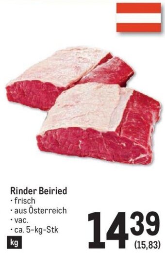 Metro Rinder Beiried • ca. 5-kg-Stk Angebot