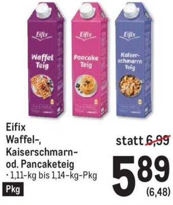Metro Eifix Waffel-, Kaiserschmarn- od. Pancaketeig • 1,11-kg bis 1,14-kg-Pkg Angebot