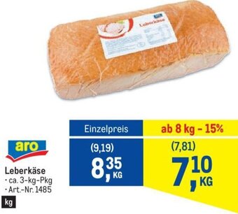 Metro Leberkäse - ca. 3-kg-Pkg Art.-Nr. 1485 Angebot