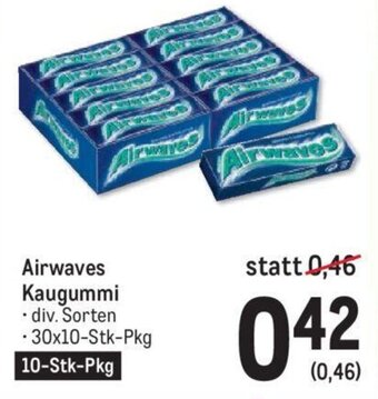 Metro Airwaves Kaugummi • div. Sorten • 30x10-Stk-Pkg Angebot