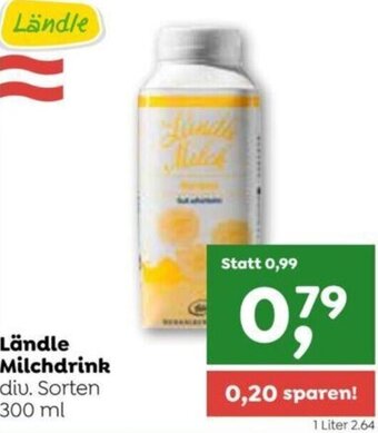 ADEG Ländle Milchdrink diu. Sorten 300 ml Angebot