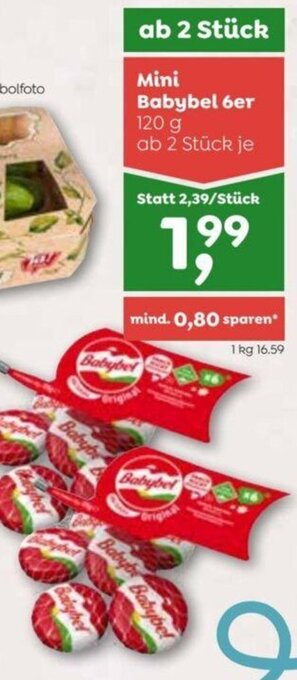 ADEG Mini Babybel 6er 120 g Angebot