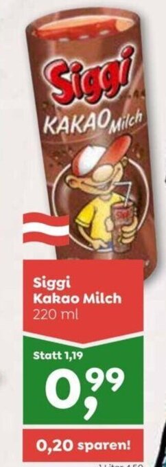 ADEG Siggi Kakao Milch 220 ml Angebot