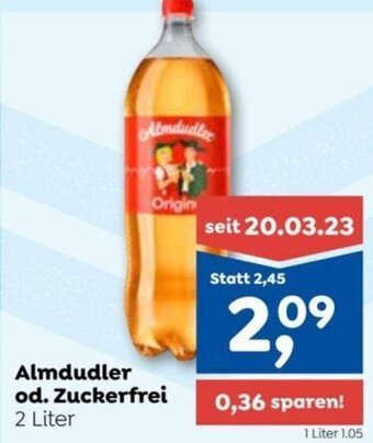 ADEG Almdudler od. Zuckerfrei 2 Liter Angebot