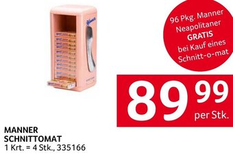 Transgourmet MANNER SCHNITTOMAT per Stk. Angebot