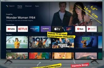 Maximarkt Led tv 65fn2ea uhd Angebot