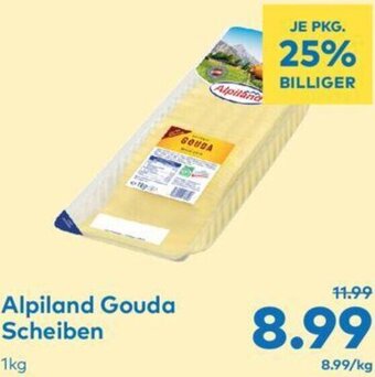 T&G Alpiland Gouda Scheiben 1kg Angebot