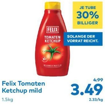 T&G Felix Tomaten Ketchup mild 1.5kg Angebot